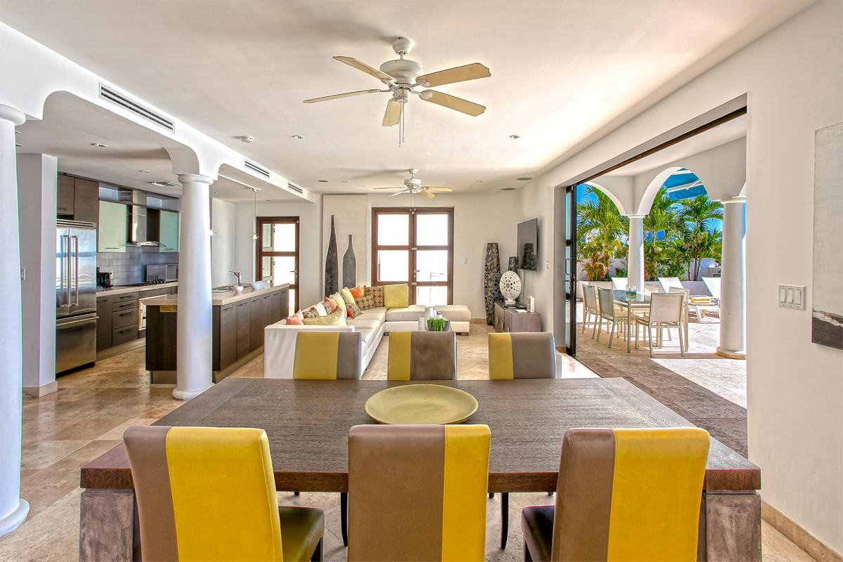 Luxury Villa rental St Martin - Dining area